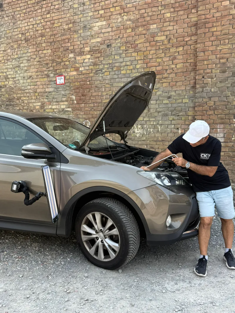 Professionelle Hebeltechnik Dellenreparatur Werkzeuge